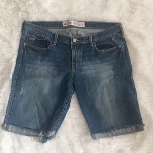 Hollister Frayed Jean Shorts